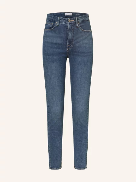 Good American Úzké Džíny Good Legs Skinny blue modré