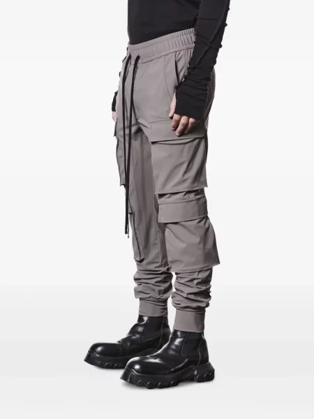 Pantaloni cargo Thom Krom cu cordon gri