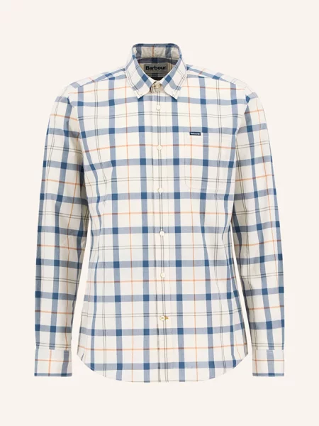 Barbour Koszula Rawley Tailored Fit blau granatowa