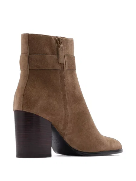 Botine Tory Burch din piele de căprioară maro