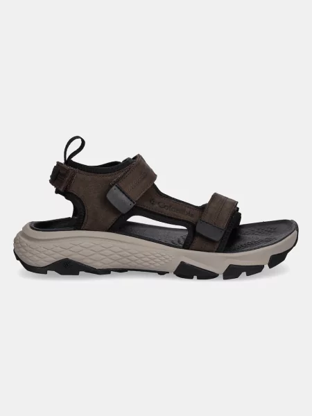Columbia sandale din piele intoarsa PEAKFREAK RUSH maro