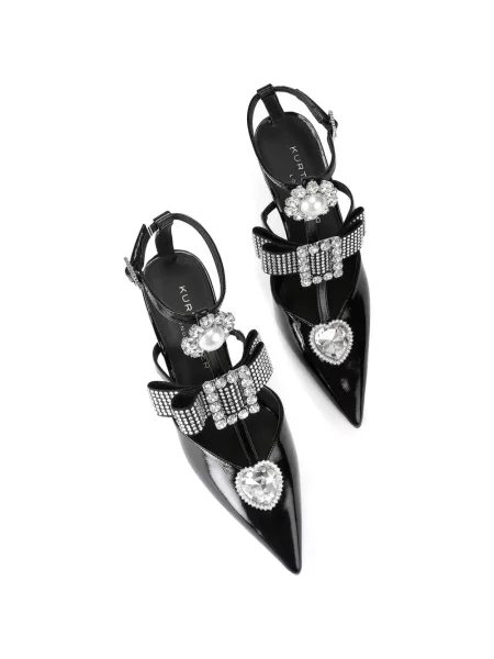 Pantofi cu toc Kurt Geiger London cu funde negru