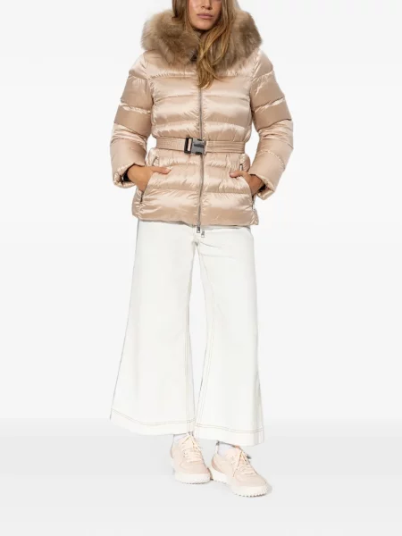 Cu centură geacă cu puf Moncler