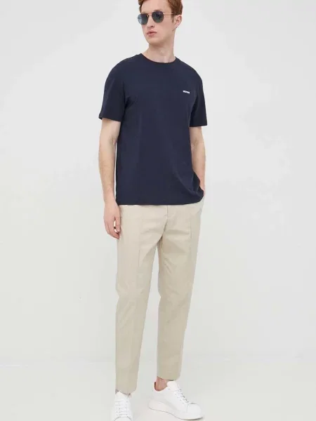 HUGO t-shirt granatowy