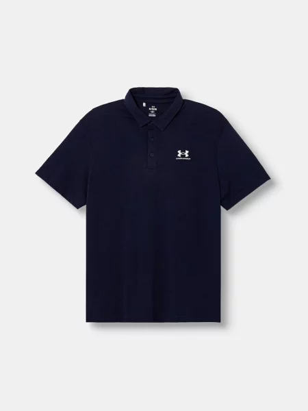 Koszulka polo Under Armour Icon Polo midnight navy/white biała