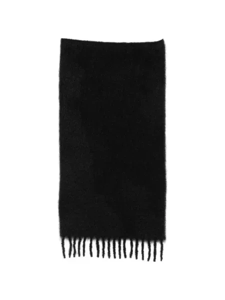 Fular The Row cu franjuri negru