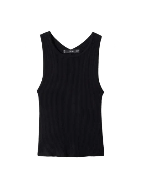 MANGO Top Pasi' negru