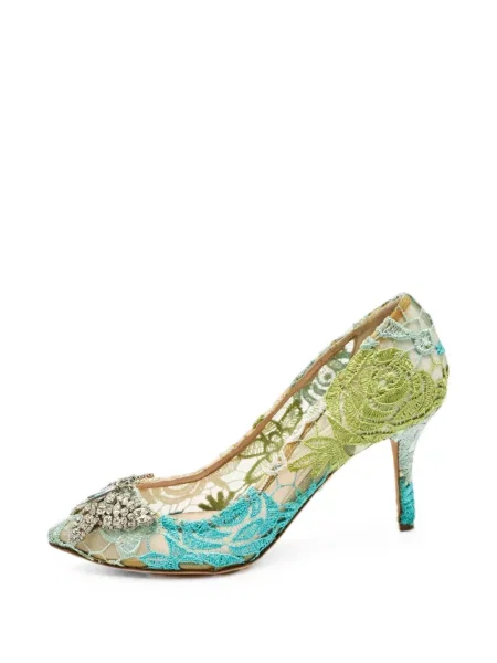 Pantofi cu toc Aruna Seth verde