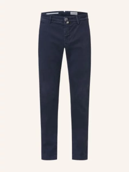 Jacob Cohen Chinosy Bobby O Kroju Slim Fit blau niebieskie