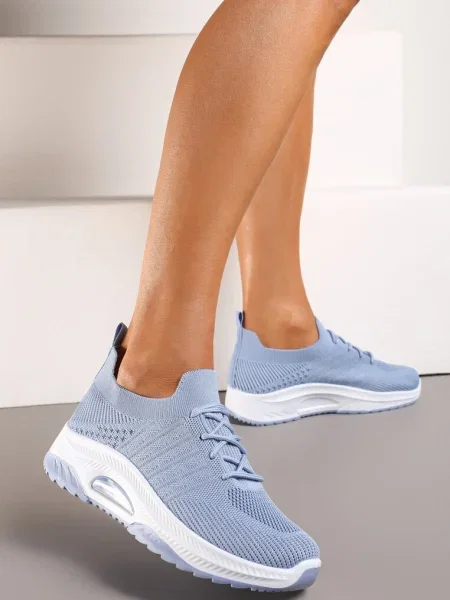 Pantofi Sport Albaștri Stil Șosetă Talpă Decorativă Moonlise albastru