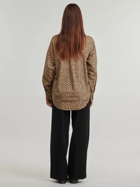 Bluza Pieces smeđa