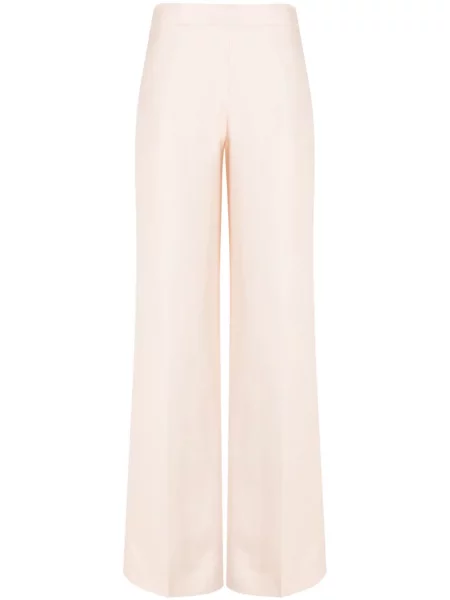 Spodnie palazzo Twinset różowe