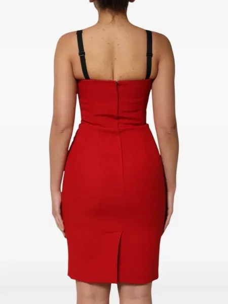 Rochie mini Dolce & Gabbana stretch roșu