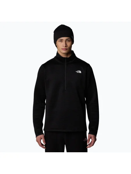 Мъжки трекинг суитшърт The North Face Vertical Thermal Zip black черно