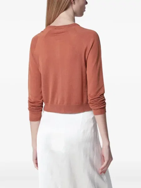 Decupat cardigan Roberto Collina maro