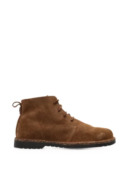 Botine Birkenstock din piele de căprioară maro