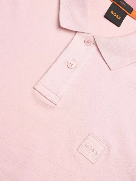 Tricou polo Boss roz