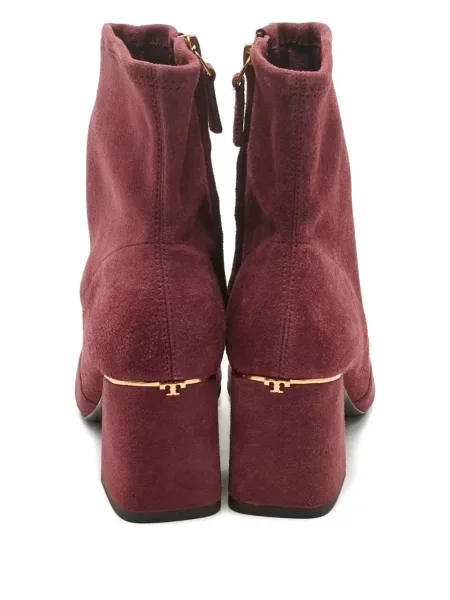 Botine Tory Burch din piele de căprioară roșu