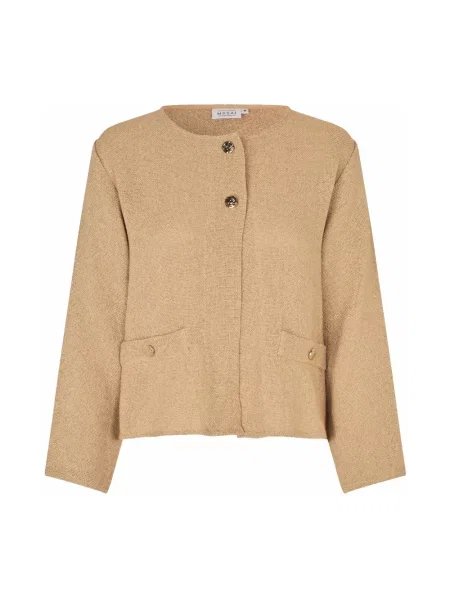 Kardigan Masai z długim rękawem beżowy