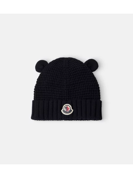 Gyerek sapka Moncler Enfant kék