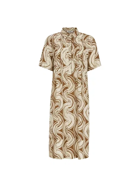 Soft Rebels Rochie SRCline muștar galben