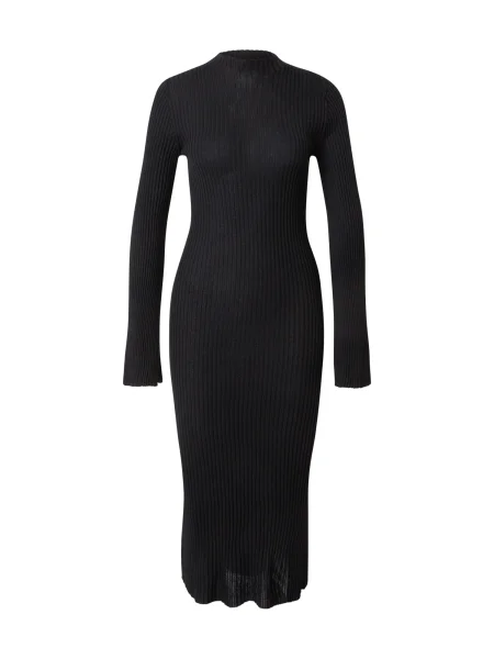 Lindex Rochie tricotat Ally' negru