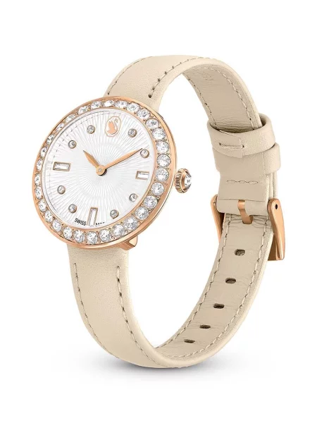 Zegarek Swarovski beżowy