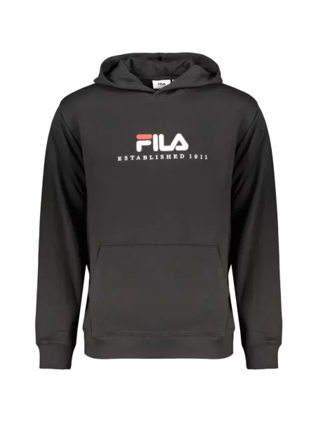 Hanorac cu glugă Fila cu imagine negru