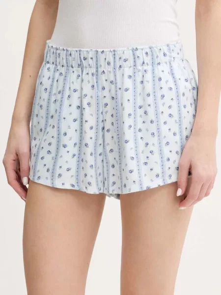 Pyžamové šortky Hollister Co. modrá