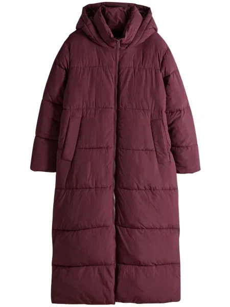 The Set Zimný kabát burgundská