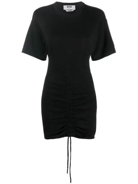 Sukienka koszulowa Msgm garniturowa czarna