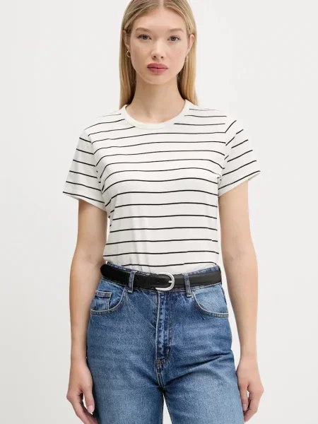 Abercrombie & Fitch tričko béžové
