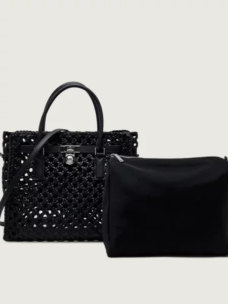 Michael Kors Geantă shopper + borsetă negru