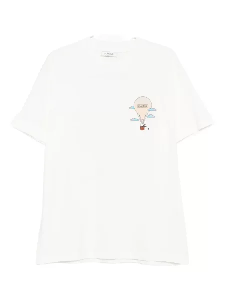 Tricou Flâneur alb
