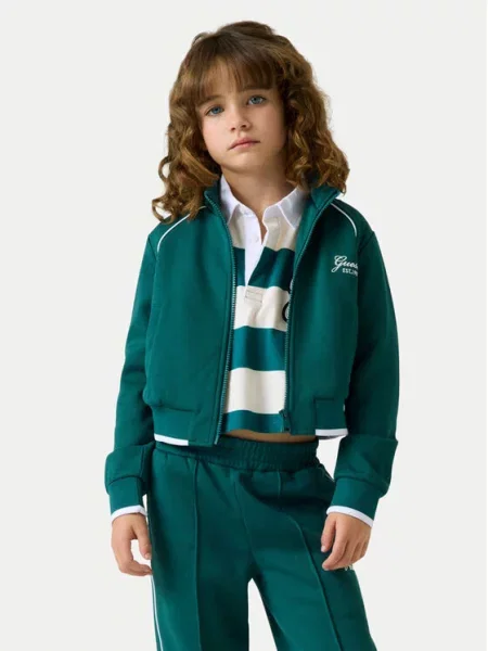 Guess Bluza zielony