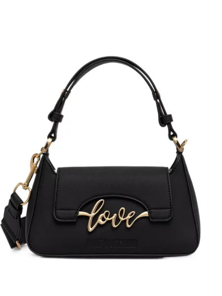 Geantă Love Moschino cu autograf negru