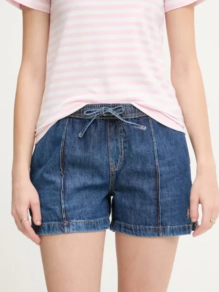 Guess Jeans szorty jeansowe niebieskie