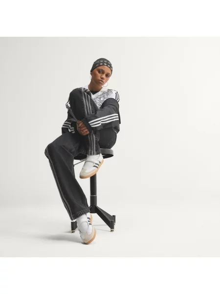 ADIDAS ORIGINALS Džínsy Firebird sivá / denim čierny