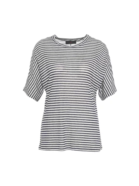 Koszulka Peuterey w paski niebieska