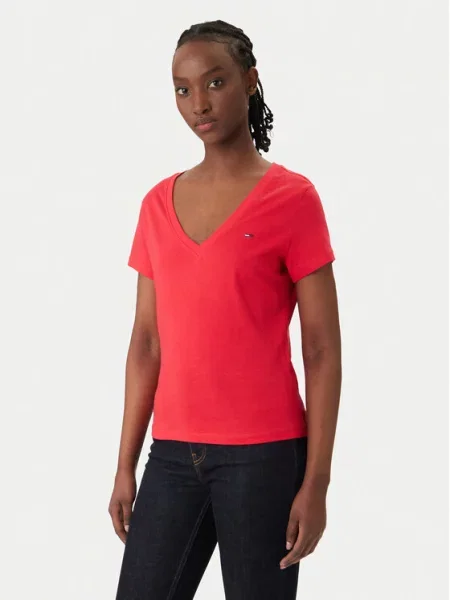 Tommy Jeans Tricou roșu