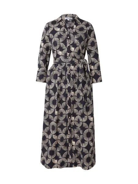 MORE & MORE Košilové šaty světle béžová černá