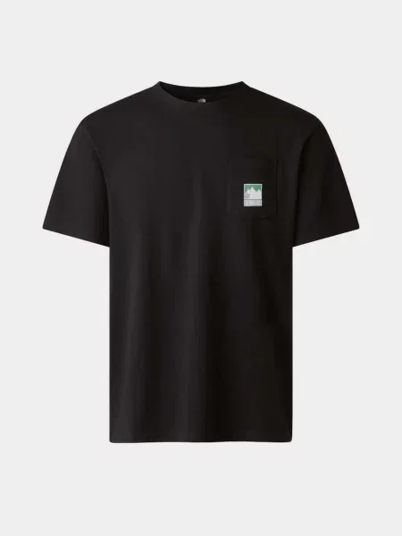 Футболка The North Face с автографом черная