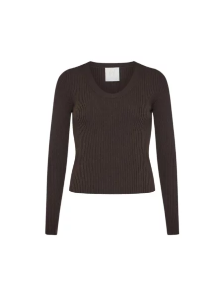 Sweter Marella brązowy