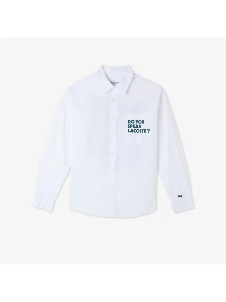 Lacoste Koszula Lacoste biała