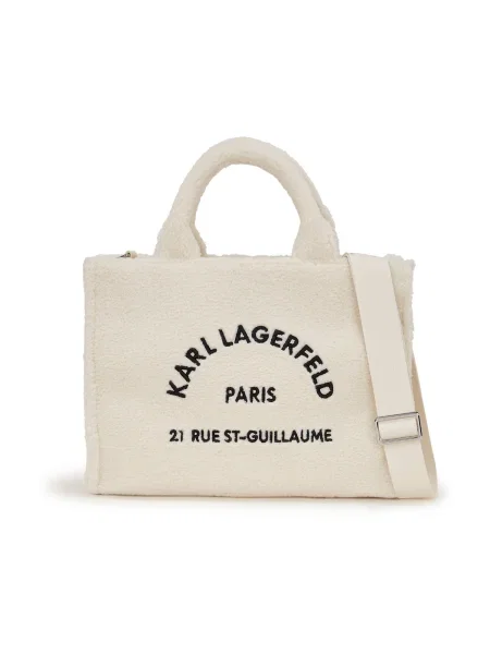 Karl Lagerfeld Geantă shopper K/rsg alb