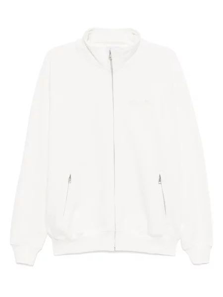 Mikina Family First s výšivkou bílá