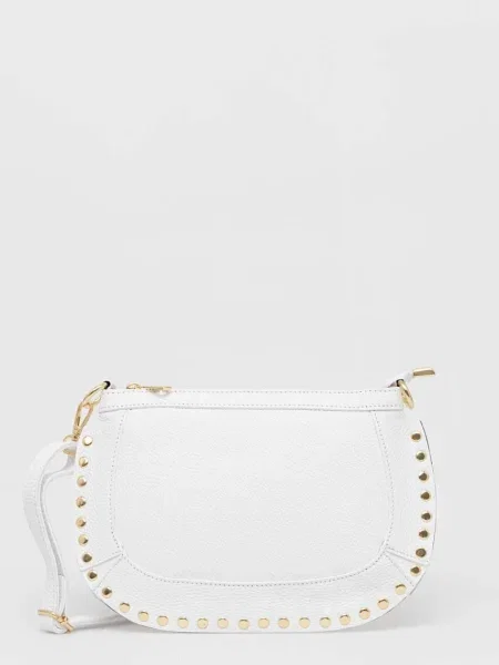 Кожена чанта Answear Lab бяло