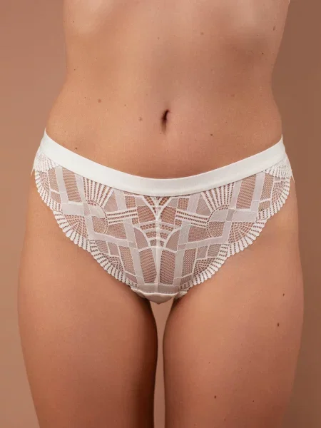 Кружевные трусики слипы чорні