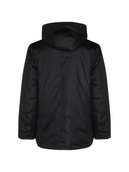Geacă Stone Island cu glugă cu strasuri albastru