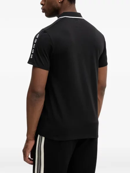 Gulerat tricou polo Guess negru